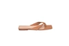 Jonathan Simkhai Footwear Shae Flat Sandal In Cashew