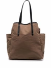 WOOLRICH POUCH-POCKET TOTE BAG