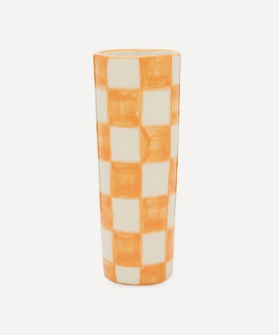 Vaisselle Checkmate Vase In Naranja