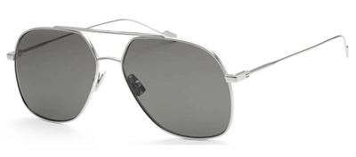 Saint Laurent Sl192t 001 Aviator Sunglasses In Grey