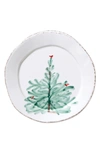 Vietri Lastra Holiday Canape Plate In Multi