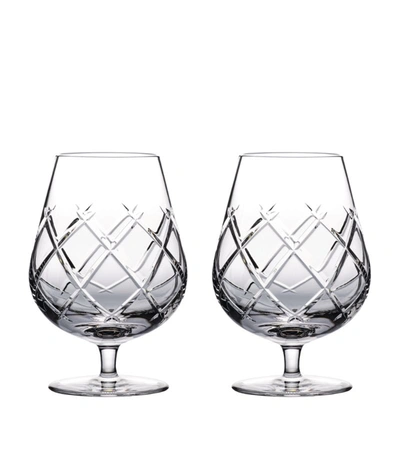 Waterford Set Of 2 Olann Brandy Balloon Glasses (510ml) In Clear