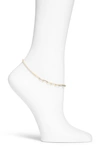 SHYMI SPLIT CHAIN ANKLET,A-008-G