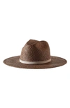 Janessa Leone Women's Asher Raffia Straw Hat In Brn Brown