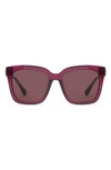 Diff Bella 54mm Square Optical Glasses In Festive Umbria / Wine