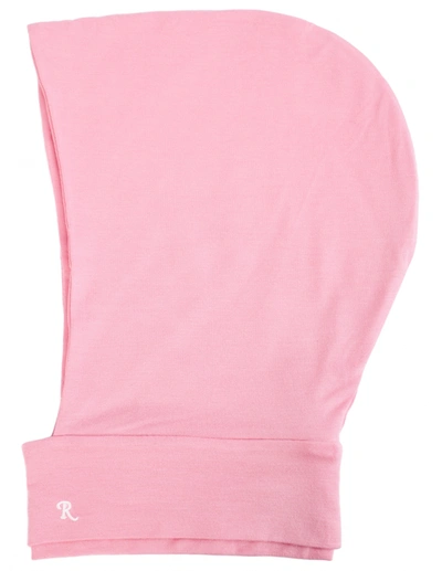 Raf Simons Logo-embroidered Balaclava Hat In Pink