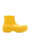 Bottega Veneta Puddle Ankle Boots In Orange