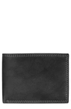 Buxton Credit Card Leather Billfold Wallet In Black