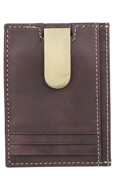Buxton J. Hunt Front Pocket Wallet In Brown