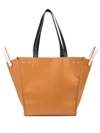 Proenza Schouler White Label Mercer Large Leather Tote In Cuoio