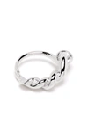 ANNELISE MICHELSON STERLING SILVER EDEN PINKY RING