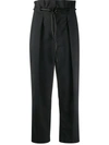 3.1 Phillip Lim Origami Pleated Trousers In Black