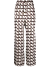 AERON ARCADE 几何图案印花长裤