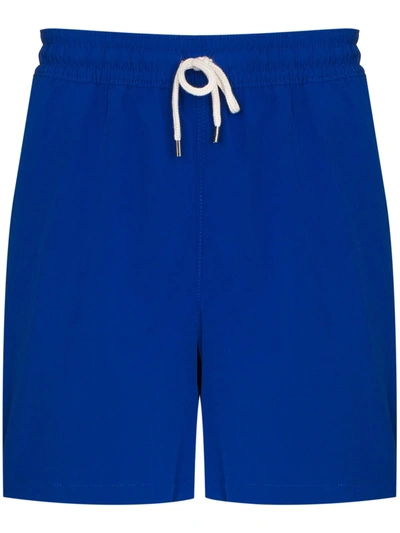 Polo Ralph Lauren Polo Pony Drawstring Swim Shorts In Blue