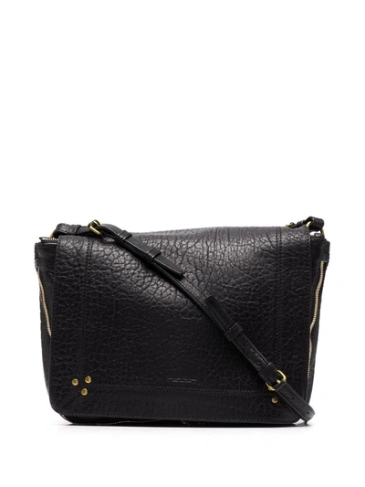 Jérôme Dreyfuss Igor Lambskin Shoulder Bag In Black