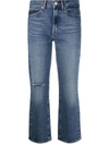 7 For All Mankind The Modern Straight Sunflower Tailored Straight Leg Jean In Blau