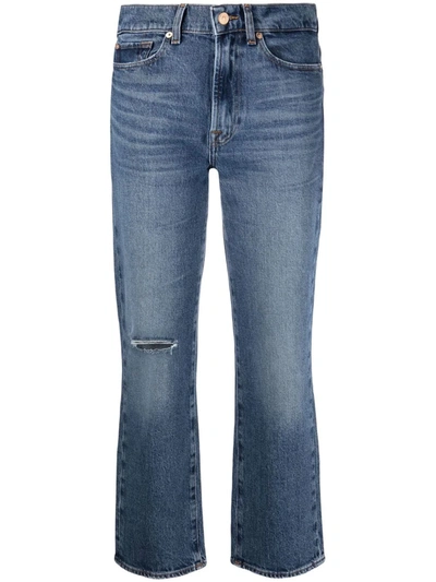 7 FOR ALL MANKIND HIGH-RISE CROPPED LOGAN JEANS