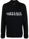 GIVENCHY GRAPHIC-PRINT LONG-SLEEVE JUMPER