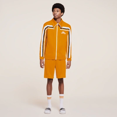 Lacoste Men's X Ricky Regal Contrast Striped Piqué Zip Jacket Xxl