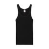 Re/done Black Hanes Edition Tank Top In Black