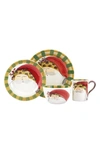 Vietri Old St. Nick 4-piece Place Setting In Multi