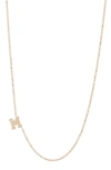 ANZIE DIAMOND INITIAL NECKLACE