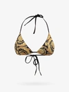Versace Swim Bikini Lycra Vita Top In Black