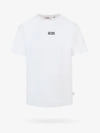 Gcds T-shirt With Rubberized Micro Logo In White