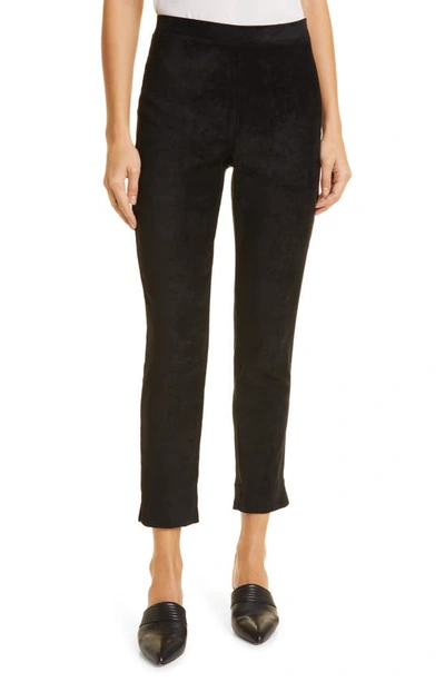 Kobi Halperin Lori Faux Suede Pants In Black