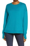 Sweaty Betty After Class Sweatshirt In Fjord Green
