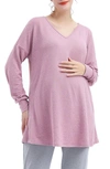 Kimi And Kai Kimi & Kai Emilia Maternity/nursing Pajamas In Multicolored