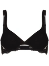 La Perla Souple Lace-wing Underwire Bra In Black