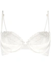 La Perla Exotique Lace Bra W/ Underwire In White