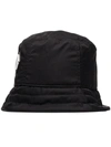 A-cold-wall* Cell Diamond-patch Bucket Hat In Nero