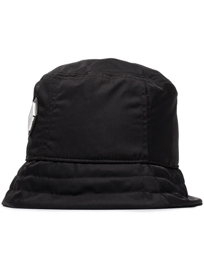 A-cold-wall* Cell Diamond-patch Bucket Hat In Nero