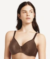 Chantelle Seamless Unlined Minimizer Bra In Walnut