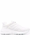 Givenchy Giv 1 White Leather And Canvas Sneakers In White