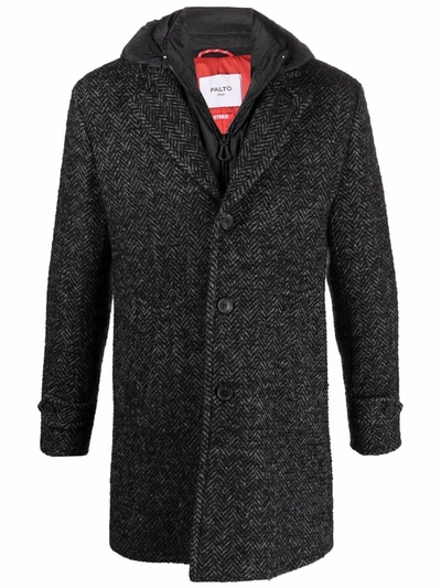 Palto' Geraldo& Wool Blend Coat In Grey
