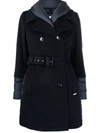 WOOLRICH WOOL BLEND TRENCH COAT