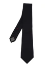 Brunello Cucinelli Satin-finish Pointed-tip Tie In Blue