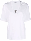 Brunello Cucinelli Monili Chain-embellished T-shirt In White