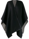 Ferragamo Reversible Wool Poncho
