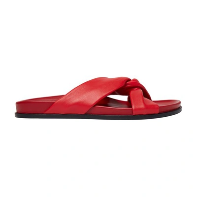 Elleme Tresse Sandal In Red