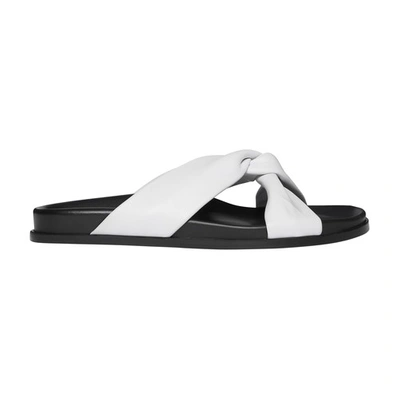 Elleme Tresse Sandal In Black White