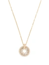 AHKAH 18KT YELLOW GOLD CYCLO DIAMOND NECKLACE