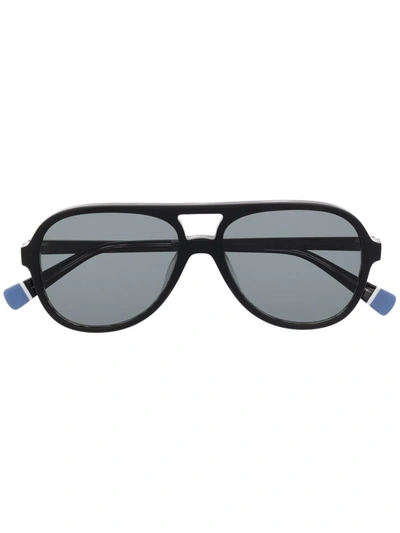 Orlebar Brown Estoril Pilot-frame Sunglasses In Black