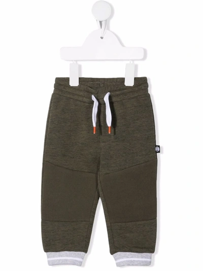 Timberland Babies' Drawstring-waist Cotton-blend Track Trousers In Green