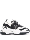 Philipp Plein Predator Vegan Trainer Leather Sneakers In White