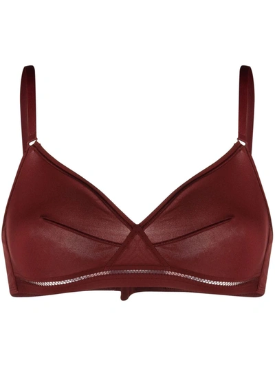 Eres Lydia Triangle Bra In Red