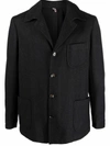 DELL'OGLIO SINGLE-BREASTED WOOL-BLEND JACKET